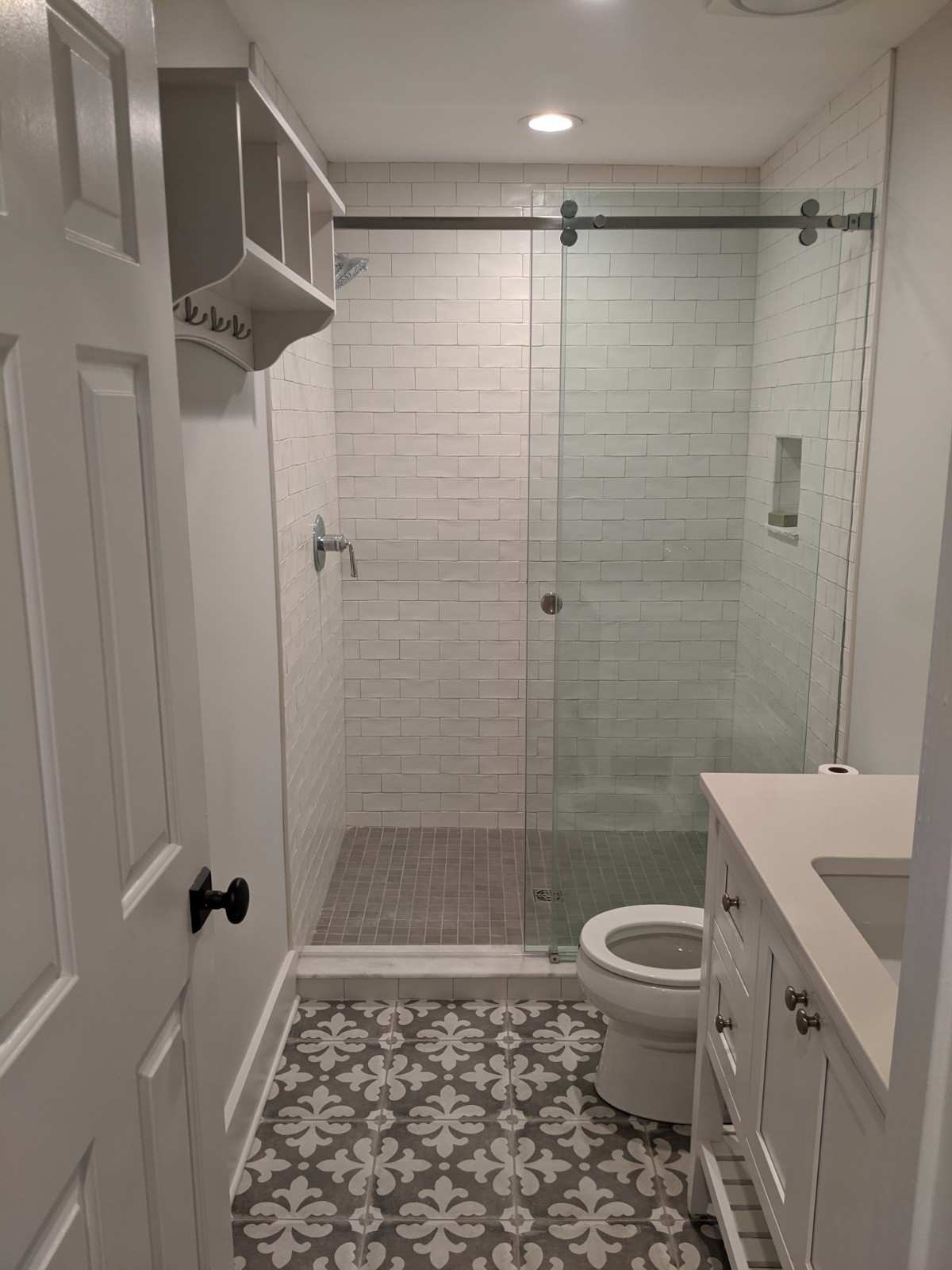 Bathroom renovation in Charelott st