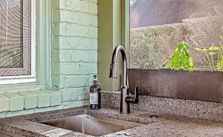 Kitchen remodel custom cabinets and countertops by LeBlanc Contracting
